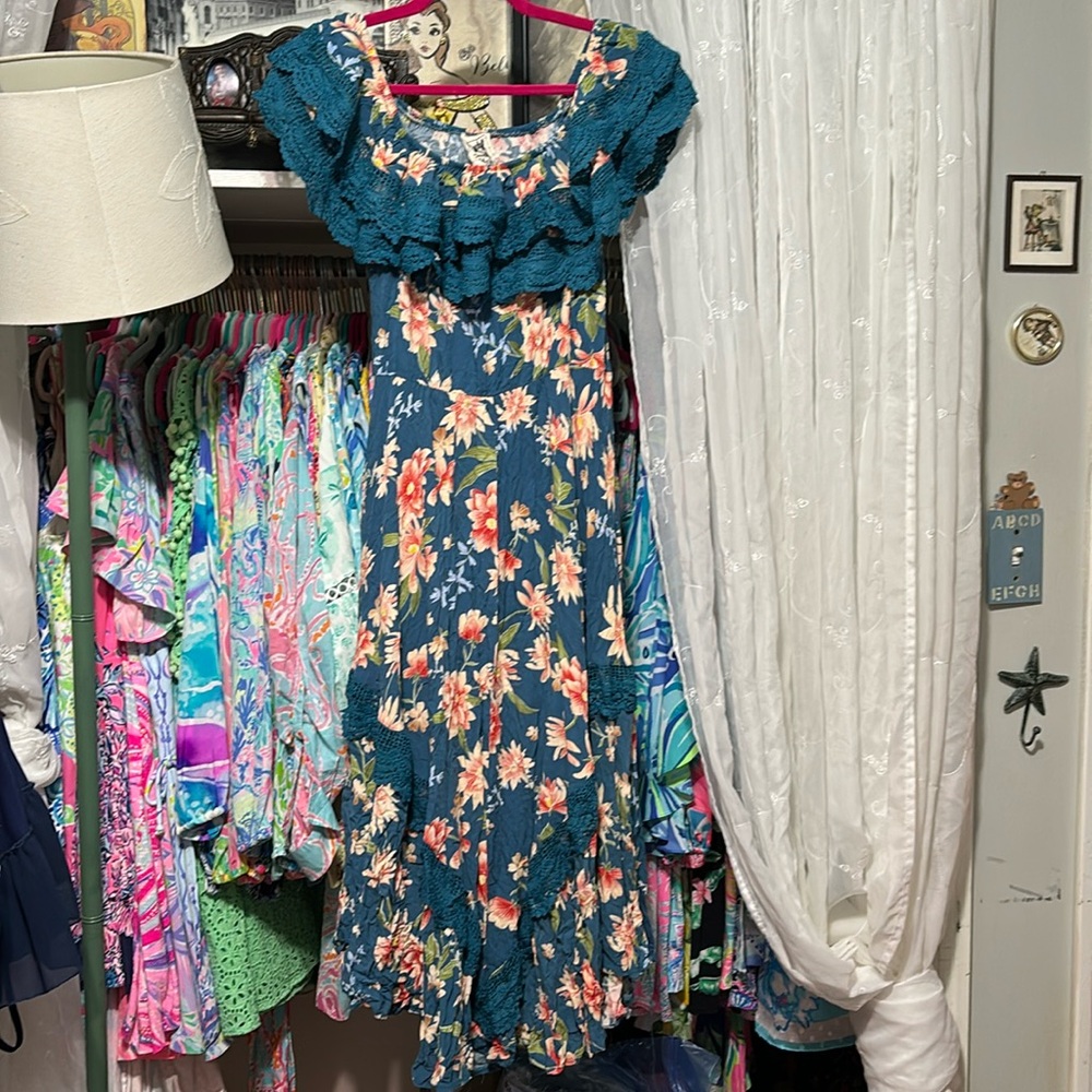 Beautiful Ruffled Full Skirted Dress